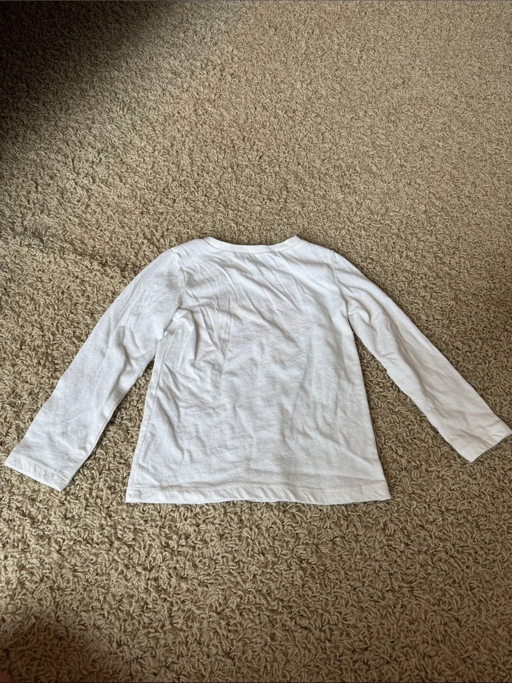 Toddler Girls' White Long-Sleeve Graphic Tee - 